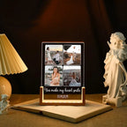 Personalized Photo Night Light Plaque,Couple Photo Lamp,Custom Acrylic Frame,Bedroom Decor,Custom Led Night Light,Gift for Her Him Friends - Harshita Craft
