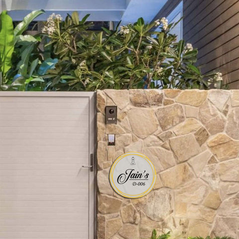 Personalized Acrylic Desk Name Plate - Premium Quality Engraving