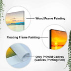 Beautiful Sunset Horizon Canvas wall Painting Decor Mantra