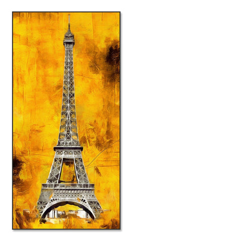 Eiffel Tower Floating Canvas Wall Painting - Decor Mantra 