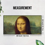 Famous Mona Lisa Floating Canvas Wall Painting - Decor Mantra 