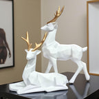 Deer Resin Showpiece for Home Decor