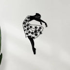 Dancing Girl Metal Wall Arta - Decor Mantra 