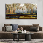 Dead Forest Modern Abstract Art Canvas Wall Painting DECORMANTRA