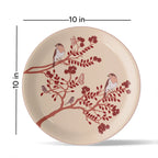 Nature-Inspired Art collage for Every Room plate Set of 4 - Harshita Craft