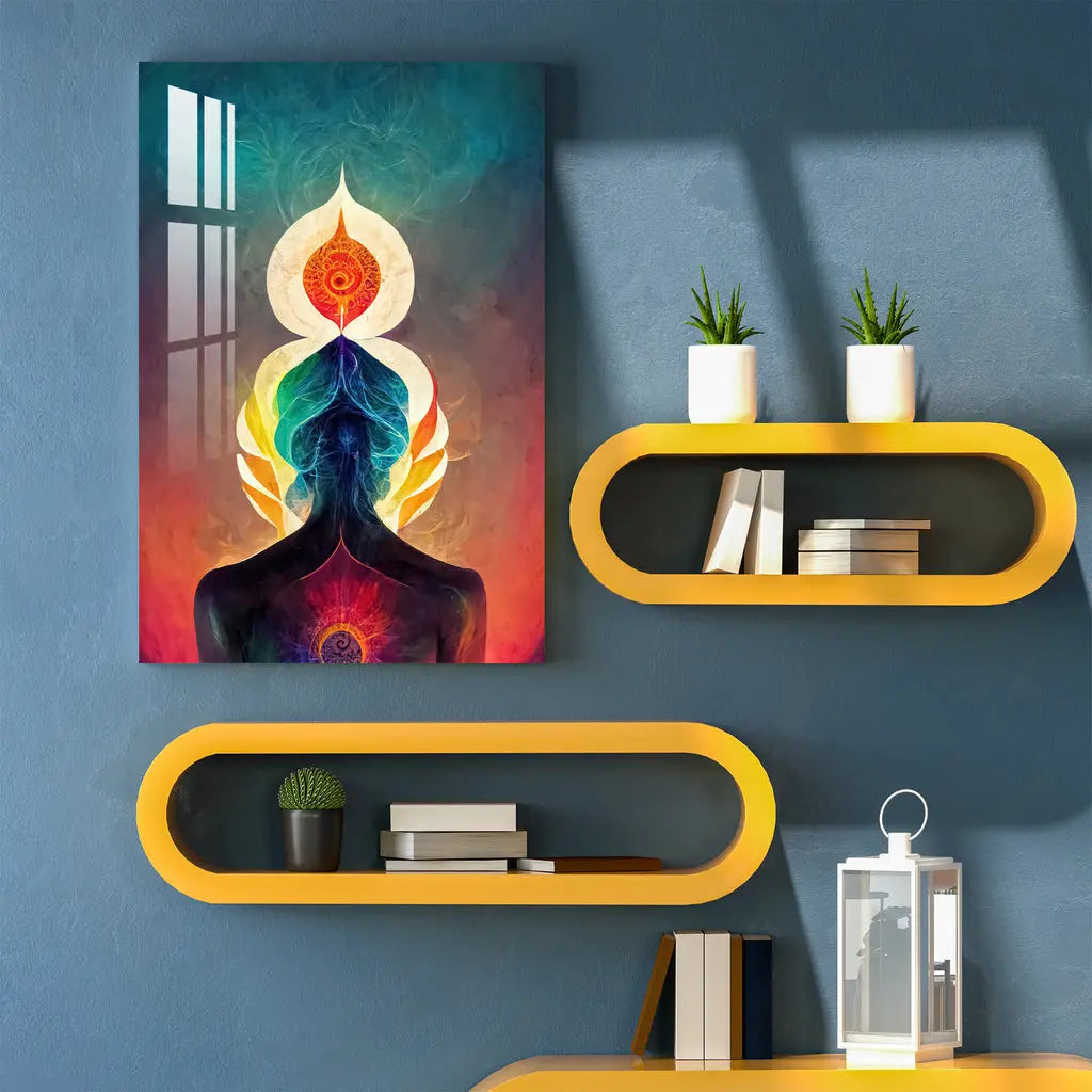 Peaceful Mind & Healthy Body Acrylic Wall Art DECORMANTRA