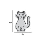 Quirky Cat Design Neon LED Light DECORMANTRA