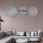 Spring-Inspired Art for Serene Spaces bird porcelain plate - Harshita Craft