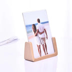 Vintage Black Walnut Photo Frame,Transparent Tabletop Picture Frame,Baby Frame,Wedding Photo Frame,Wedding Day Keepsake Frame,Christmas Gift - Harshita Craft
