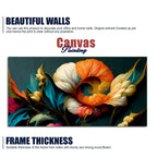 Elegant Floral Flower Artistic Art Canvas Wall Painting - Harshita Craft
