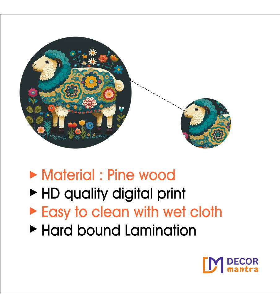 Decorative MDF Wooden Wall Hanging Decoration Item For Home | Office | Gifts |Modern Wall Artworks Items | Wall Art | Living Room | Bedroom |Quotes Decor Item (WPS_140N) Pack of 11 Pieces - Decor Mantra 