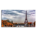 Eiffel Tower and Seine River Bedroom Wall Painting DECORMANTRA