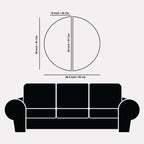 Elegant Background with Black and Gold Marble Texture Semi Circle Frames Set Of 2 Decor Mantra