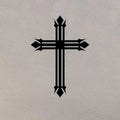 Elegant Christian Cross Metal Wall Art - Decor Mantra 