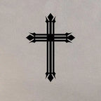 Elegant Christian Cross Metal Wall Art - Decor Mantra 