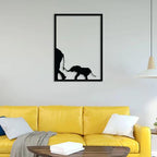 Elephant Family Metal Wall Art - Decor Mantra 