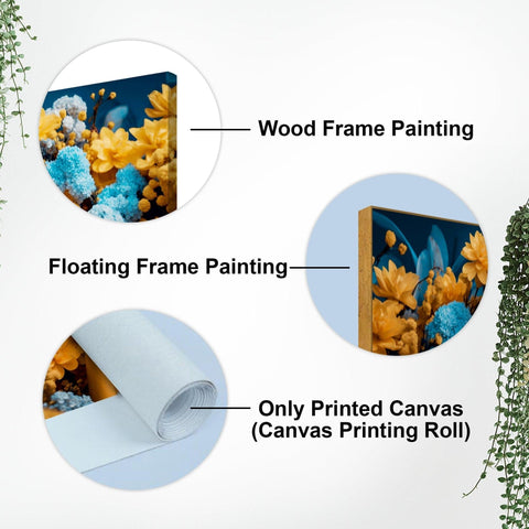 Meditating Buddha Monk Canvas Wall Painting - Decor Mantra 