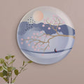 Spring-Inspired Art for Serene Spaces porcelain plate - Harshita Craft