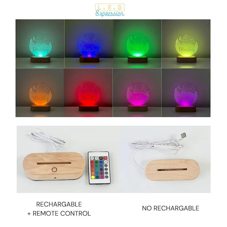 Personalized Dentist Night Light - Custom LED Tooth Lamp for Graduation, Gift for Dentists, Unique Room Decor, Nightlight for Odontologists - Harshita Craft