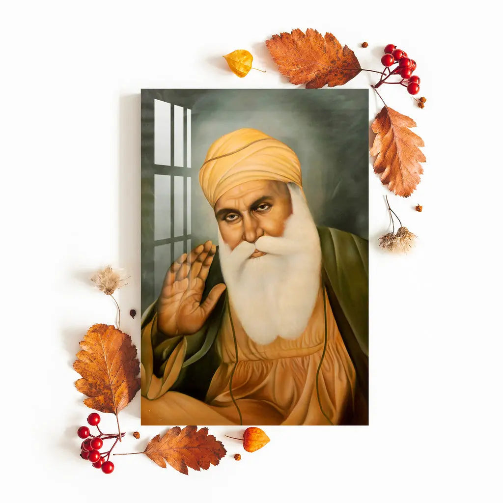 Guru Nanak Dev Ji Acrylic Wall Art DECORMANTRA