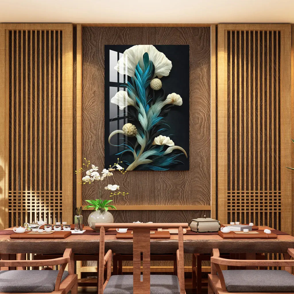 Flower of Paradise Acrylic Wall Art DECORMANTRA