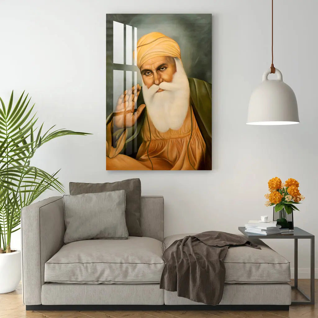 Guru Nanak Dev Ji Acrylic Wall Art DECORMANTRA