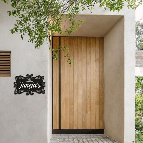 Acrylic Name Plates with Custom Text - Ideal for Offices and Homes