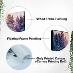 Premium Wall Painting of Winter Landscape with the River Decor Mantra