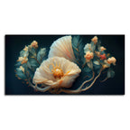 Elegant Floral Flower art Canvas Wall Painting - Harshita Craft