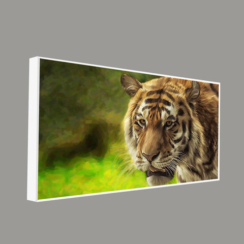 Tiger in Forest Premium Wall Painting - Decor Mantra 