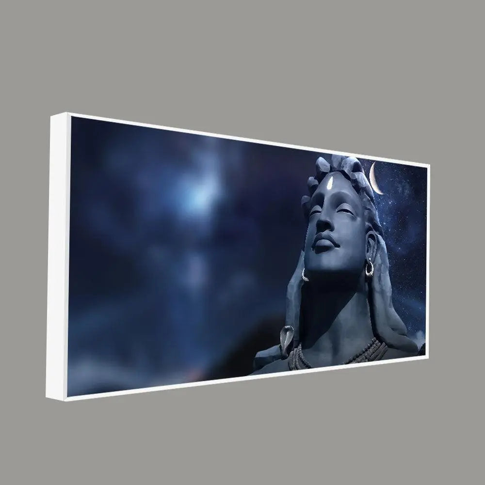 Lord Shiva with Moon on the Head Wall Painting - Decor Mantra 