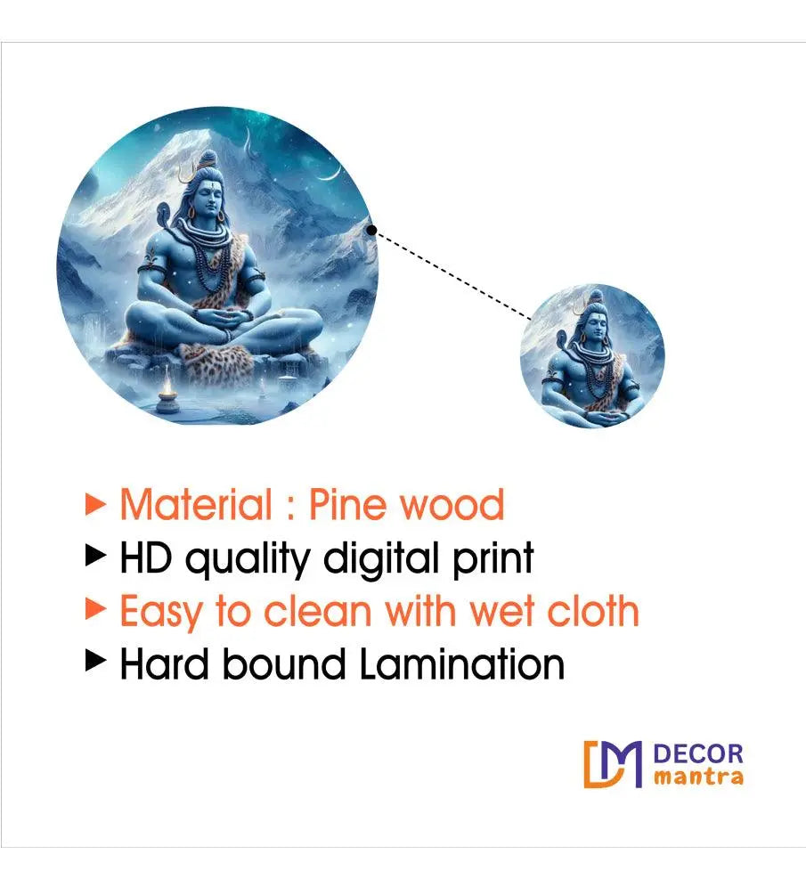 Decorative Wooden Wall Hanging Decoration Item for Home | Office | Gift | Decor Art Livingroom, Bedroom | Stylish Modern Artwork (WPS_144N) Pack of 11 Pieces - Decor Mantra 