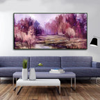 Fall Season Nature View Canvas Wall Painting DECORMANTRA