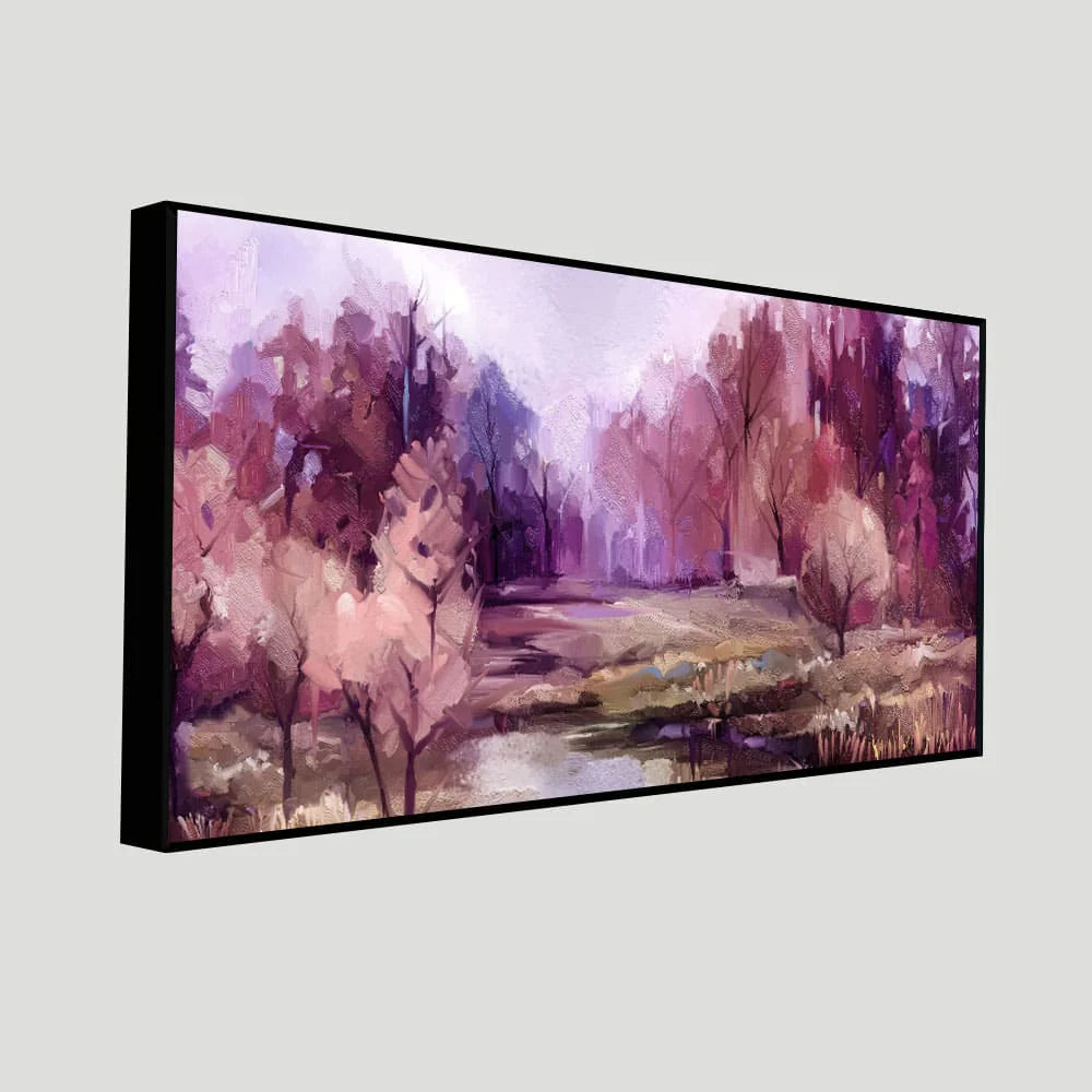 Fall Season Nature View Canvas Wall Painting DECORMANTRA