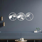 Fillable Flower Metal Wall Art - Decor Mantra 
