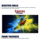 Flying Parrot Premium Canvas Wall Painting Decor Mantra