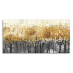 Forest Splatter Abstract Art Canvas Wall Painting DECORMANTRA