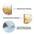 Forest Splatter Abstract Art Canvas Wall Painting DECORMANTRA