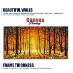 Forest in Autumn Premium Wall Painting DECORMANTRA