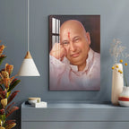 Guruji Bade Mandir Acrylic Wall Art DECORMANTRA