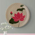 Lotus: Symbol of Beauty and Purity floral leaf plate - Harshita Craft