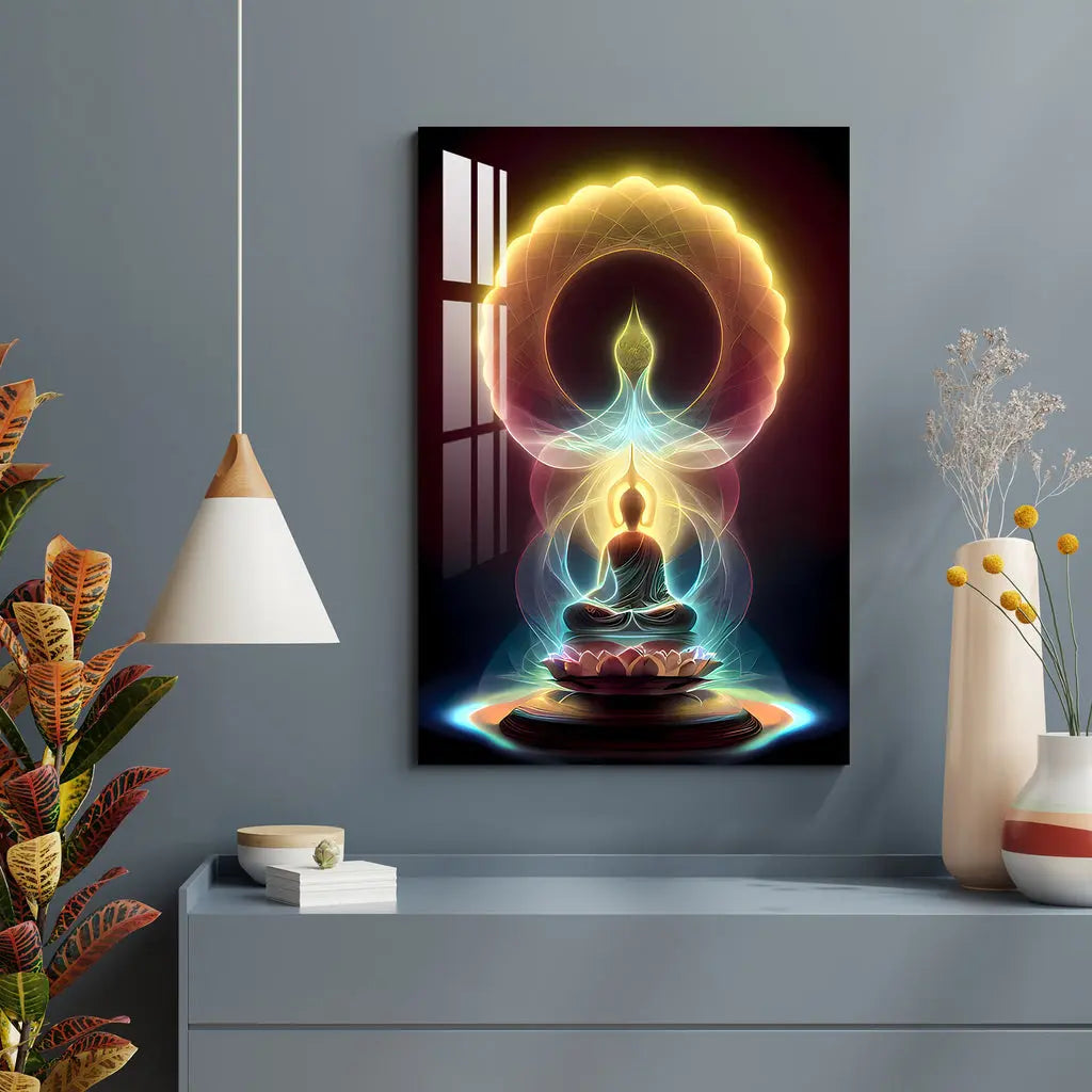 Powerful Energy Chakra Mandla Acrylic Wall Art DECORMANTRA