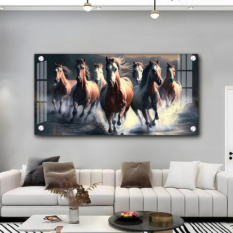 Majestic Pride Run Premium Acrylic Horizontal Wall Art - Decor Mantra 