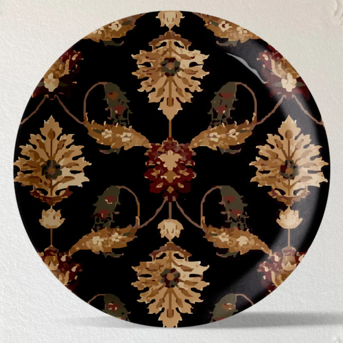 Contemporary Print Wall Plates Set of 4 - Harshita Craft
