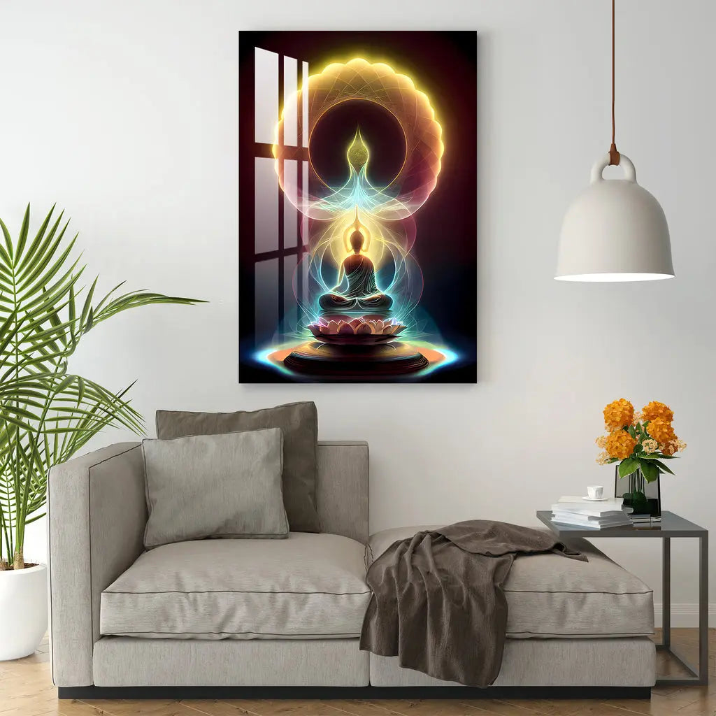 Powerful Energy Chakra Mandla Acrylic Wall Art DECORMANTRA
