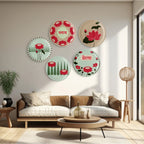 Lotus: Symbol of Beauty and Purity floral leaf plate - Harshita Craft