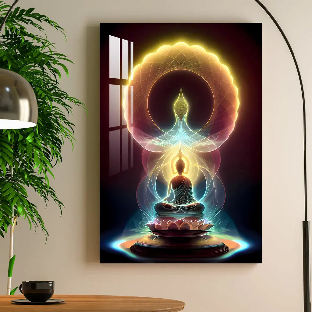 Powerful Energy Chakra Mandla Acrylic Wall Art DECORMANTRA