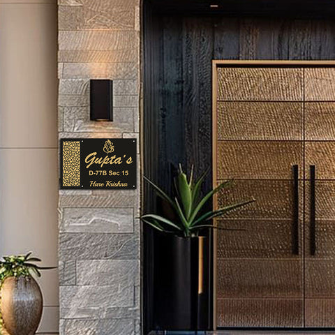 Engraved Acrylic Nameplate - Elegant Wall and Door Décor