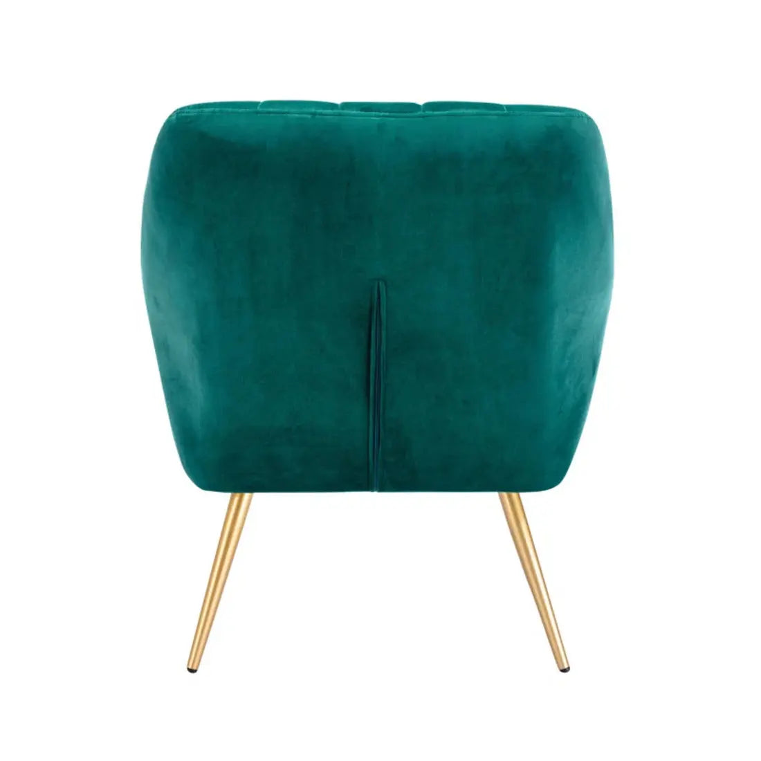 Dense Padded Bright Green Comfy Velvet Accent Chair DECORMANTRA