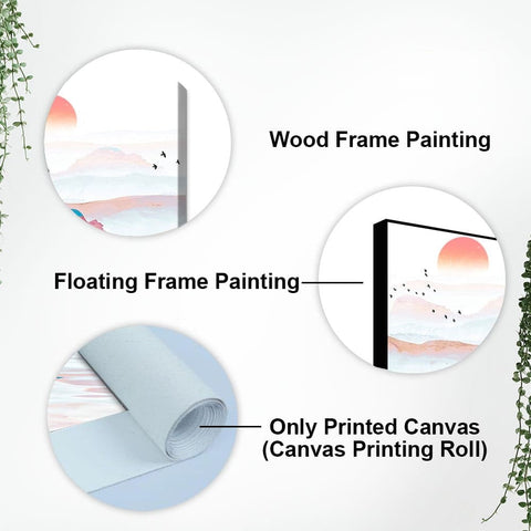 Beautiful Zen Life Scenery Premium Canvas Wall Painting